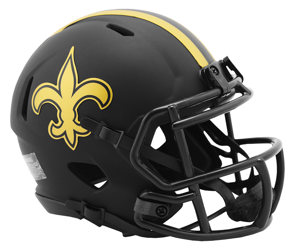 New Orleans Saints Eclipse Speed Mini Helmet Riddell New In Box