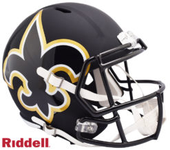 New Orleans Saints Full Size AMP Speed Replica Helmet New In Box 25771