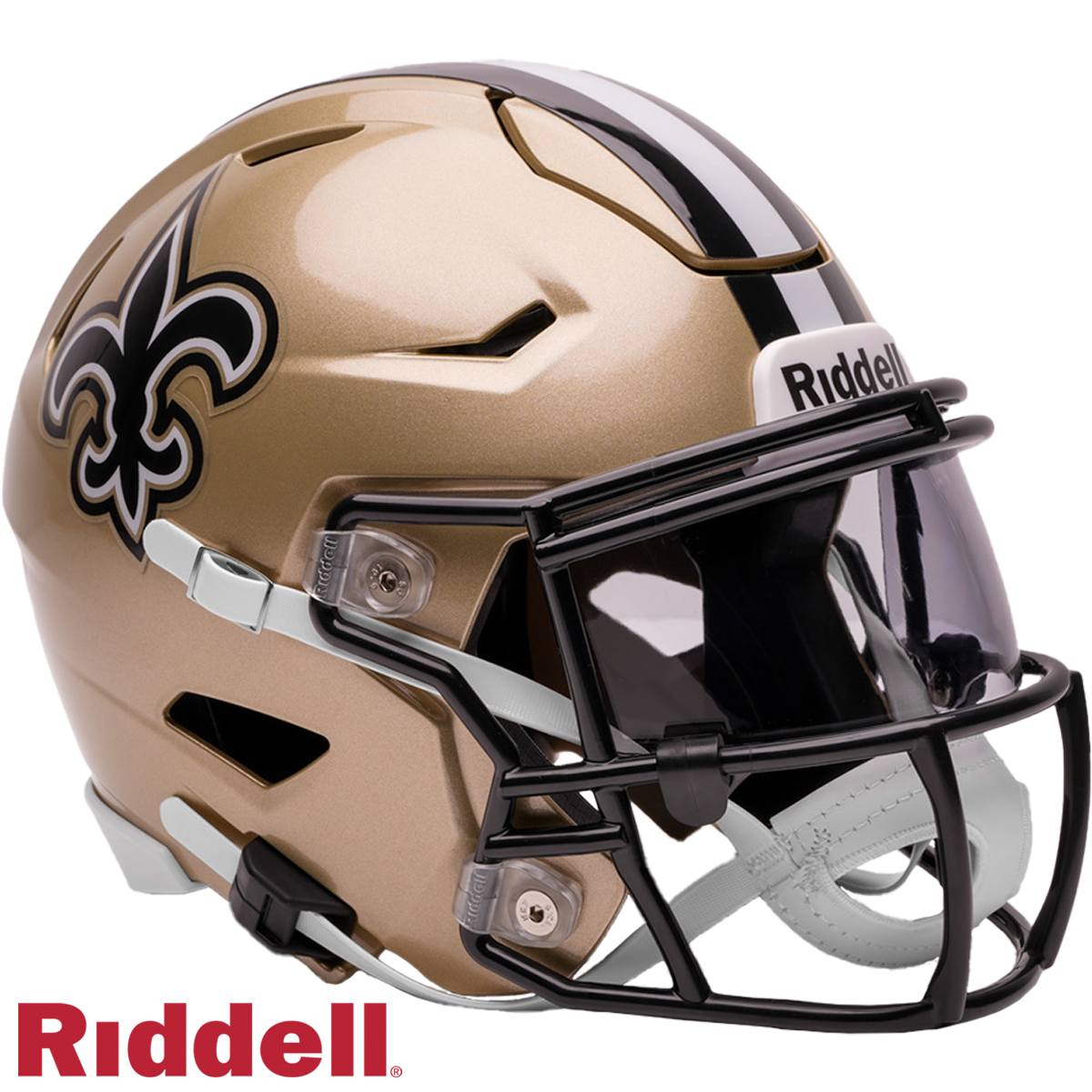 New Orleans Saints Riddell Mid-Size Midi Helmet New In Box 54086