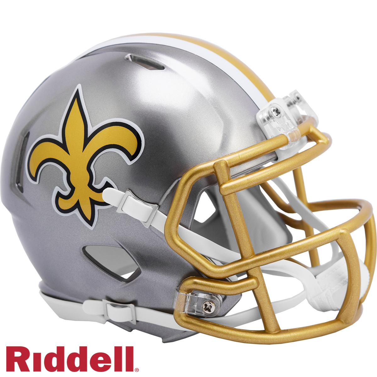 New Orleans Saints Flash Speed Mini Helmet Riddell New In Box 30731 1 New Orleans Saints Flash Speed Mini Helmet Riddell New In Box 30731