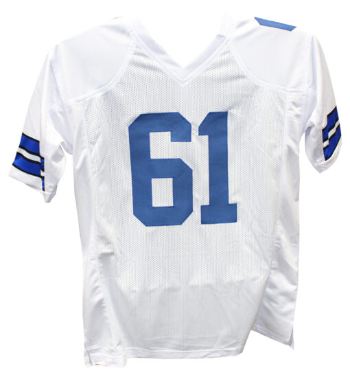 Nate Newton Autographed Pro Style White Jersey SB Champs Beckett