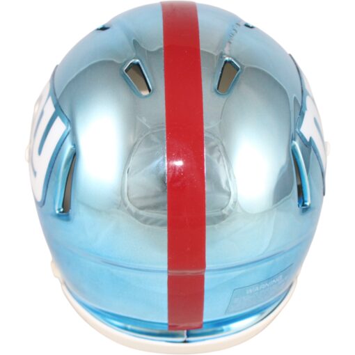 New York Giants Chrome Mini Helmet Riddell Damaged As Is 59422