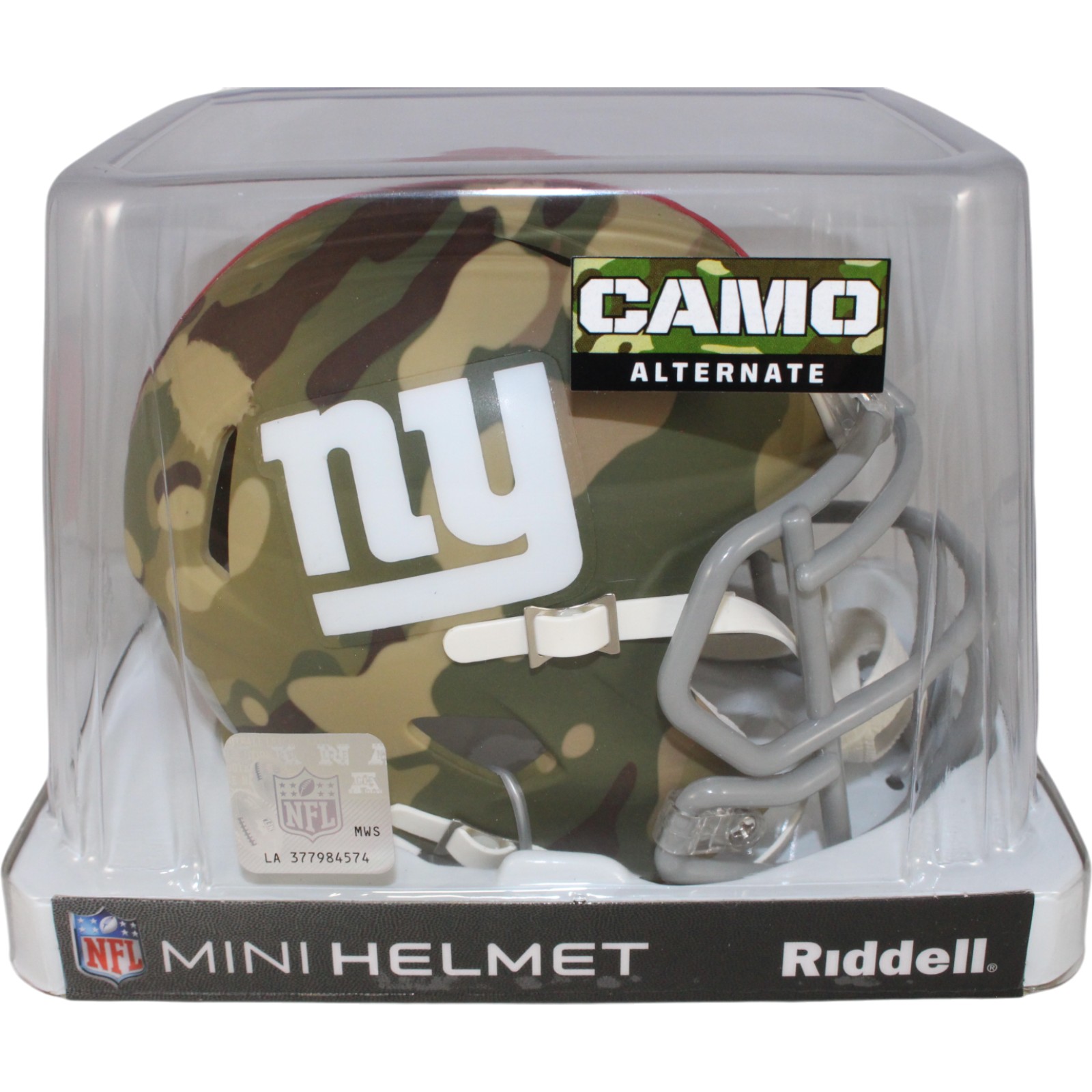 New York Giants Riddell New In Box Rare Limited Edition Camo Mini Helmet 26460