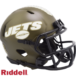 New York Jets Riddell New In Box 2022 Salute to Service Mini Helmet 35193