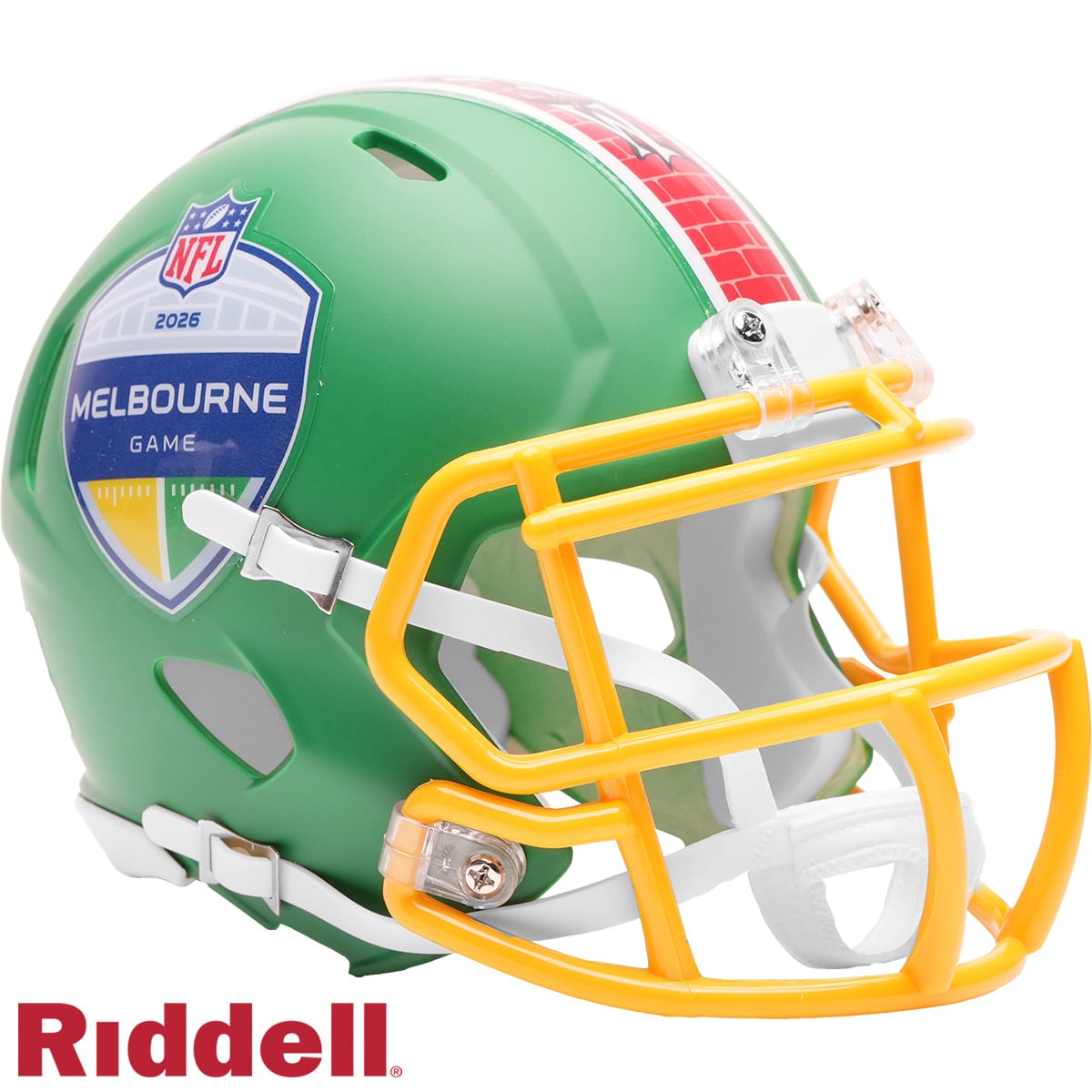 San Francisco 49ers Los Angeles Rams Melbourne 2026 Game NFL Mini Helmet 58253 3 San Francisco 49ers Los Angeles Rams Melbourne 2026 Game NFL Mini Helmet 58253