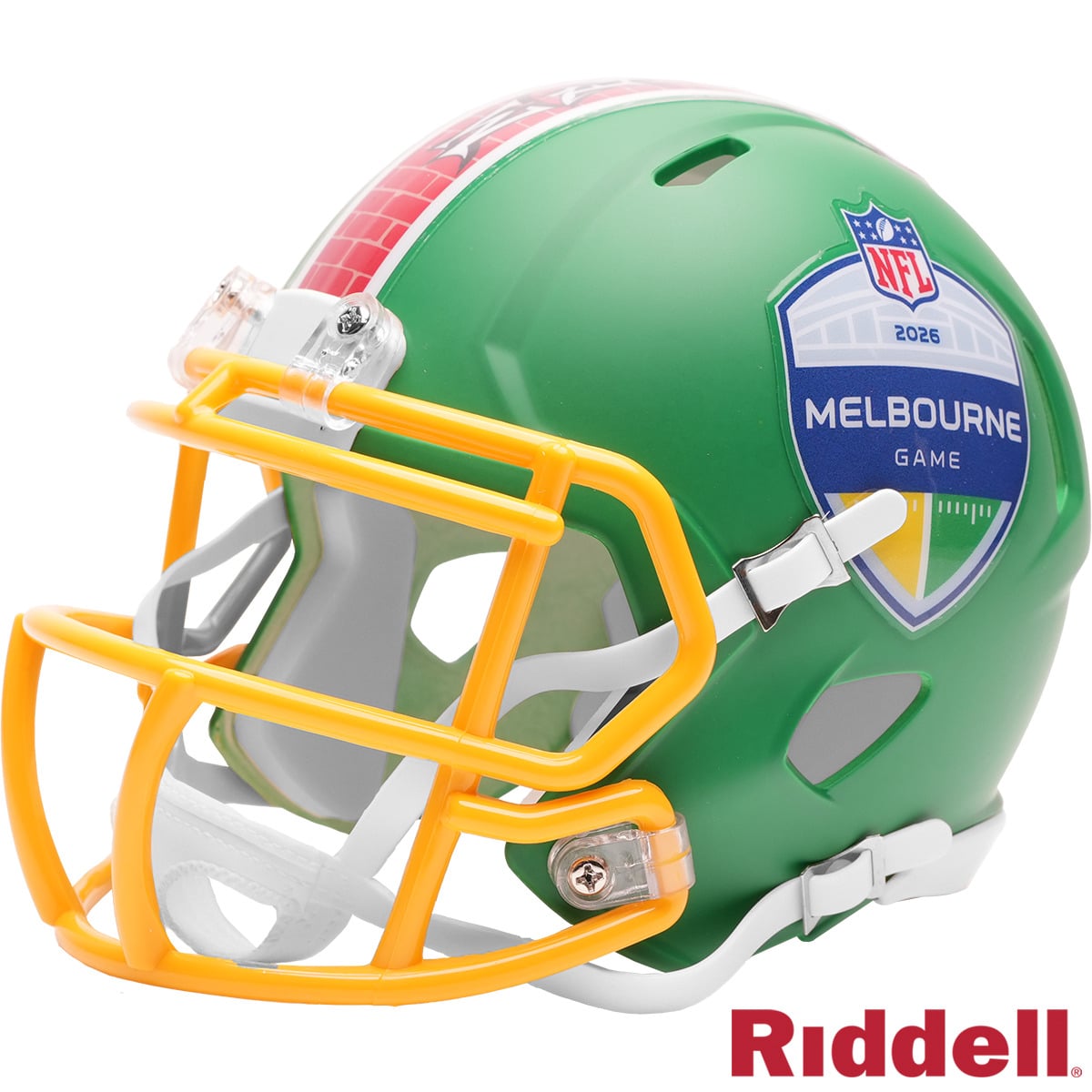 San Francisco 49ers Los Angeles Rams Melbourne 2026 Game NFL Mini Helmet 58253 4 San Francisco 49ers Los Angeles Rams Melbourne 2026 Game NFL Mini Helmet 58253