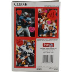 NFL Quarterback Club 32 Vintage Cleo Valentines Trading Cards Box 57476