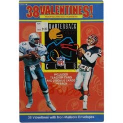 NFL Quarterback Club 38 Vintage Cleo Valentines Trading Cards Box 57479