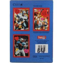 NFL Quarterback Club 38 Vintage Cleo Valentines Trading Cards Box 57479