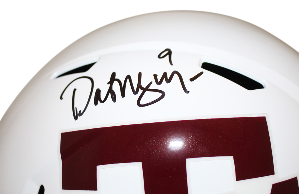 Dat Nguyen Autographed Texas A&M Aggies White Speed F/S Helmet BAS