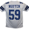 Dat Nguyen Autographed/Signed Dallas Cowboys White XL Jersey JSA 24991