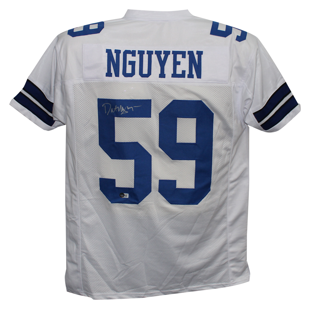 Dat Nguyen Autographed/Signed Pro Style White XL Jersey Beckett