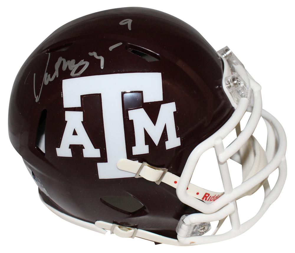 Dat Nguyen Autographed/Signed Texas A&M Maroon Mini Helmet Beckett 