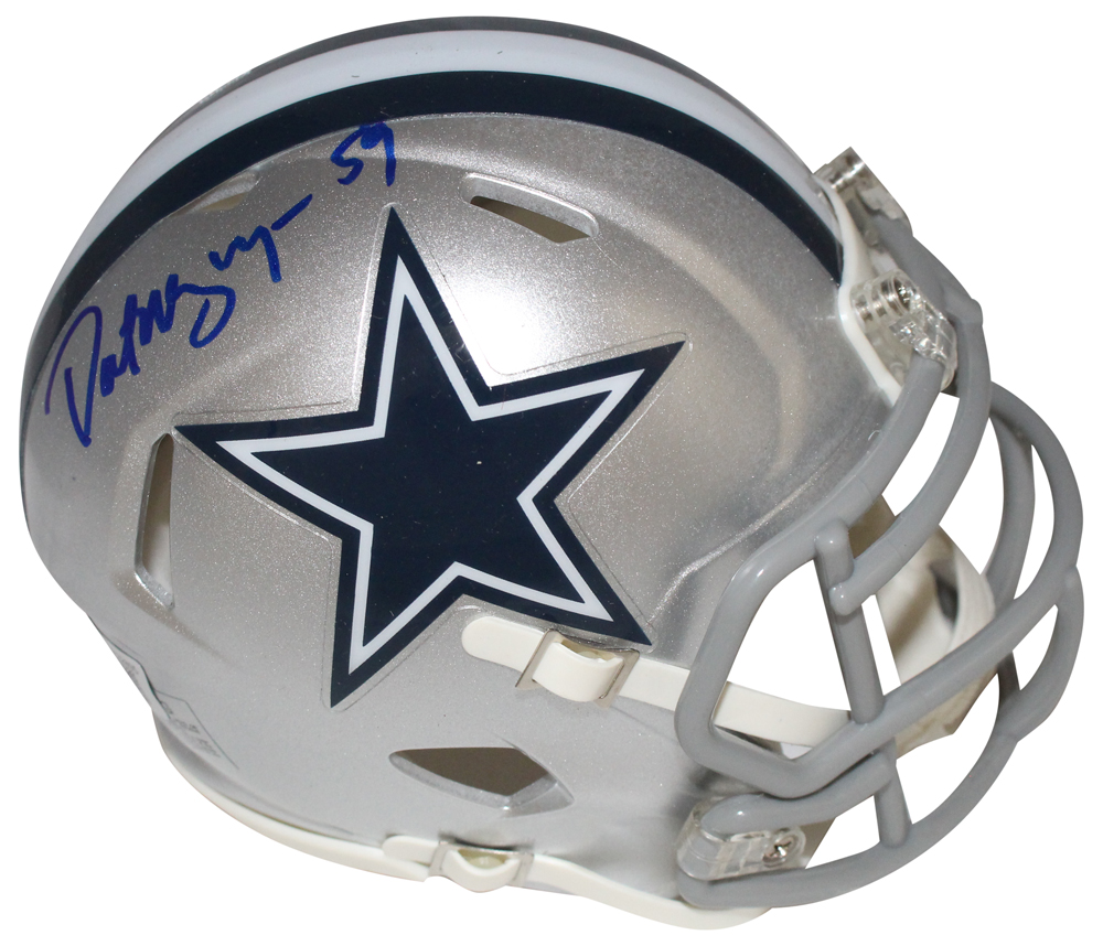 Dat Nguyen Autographed/Signed Dallas Cowboys Spd Mini Helmet Beckett 