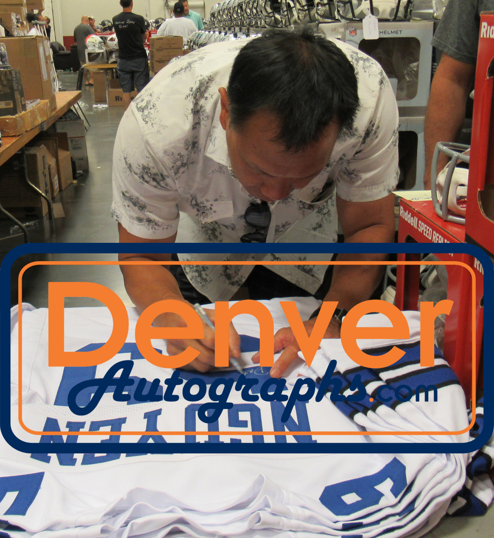 Dat Nguyen Autographed/Signed Dallas Cowboys White XL Jersey JSA 24991