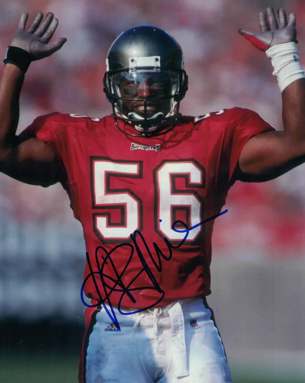 Hardy Nickerson Autographed/Signed Tampa Bay Buccaneers 8×10 Photo