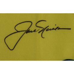 Jack Nicklaus Autographed/Signed Yellow Undated Masters Flag Beckett 50242