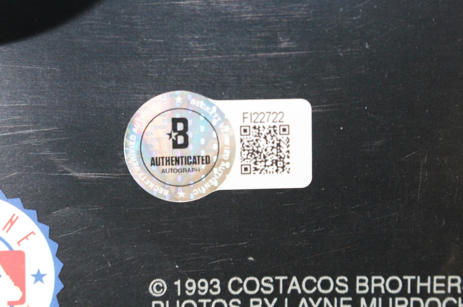 David Neid Autographed Colorado Rockies 23x35" Used Poster Beckett 55443 3 David Neid Autographed Colorado Rockies 23x35" Used Poster Beckett 55443