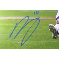 Bo Nix Autographed/Signed Denver Broncos 16x20 Photo Beckett Witness 53264