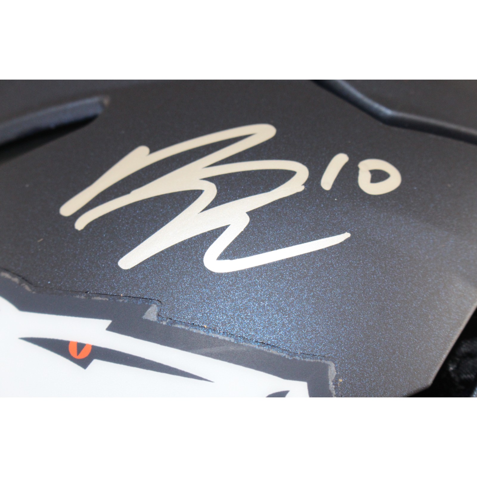Bo Nix Autographed Denver Broncos Denver Broncos SpeedFlex Helmet Beckett 51395