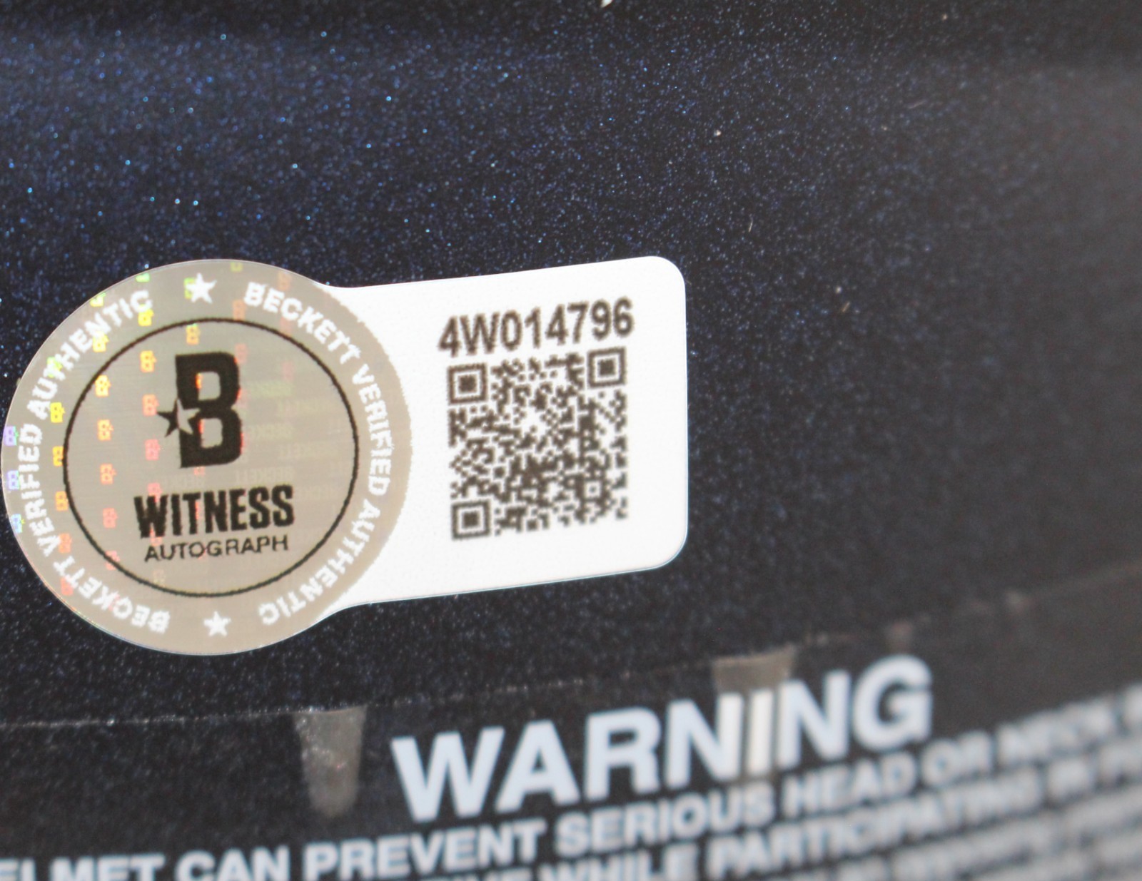 Bo Nix Autographed Denver Broncos Authentic Helmet Beckett Witness 53266 4 Bo Nix Autographed Denver Broncos Authentic Helmet Beckett Witness 53266