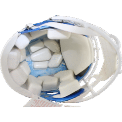 Bo Nix Autographed Denver Broncos Authentic TB Helmet Beckett Witness 53278