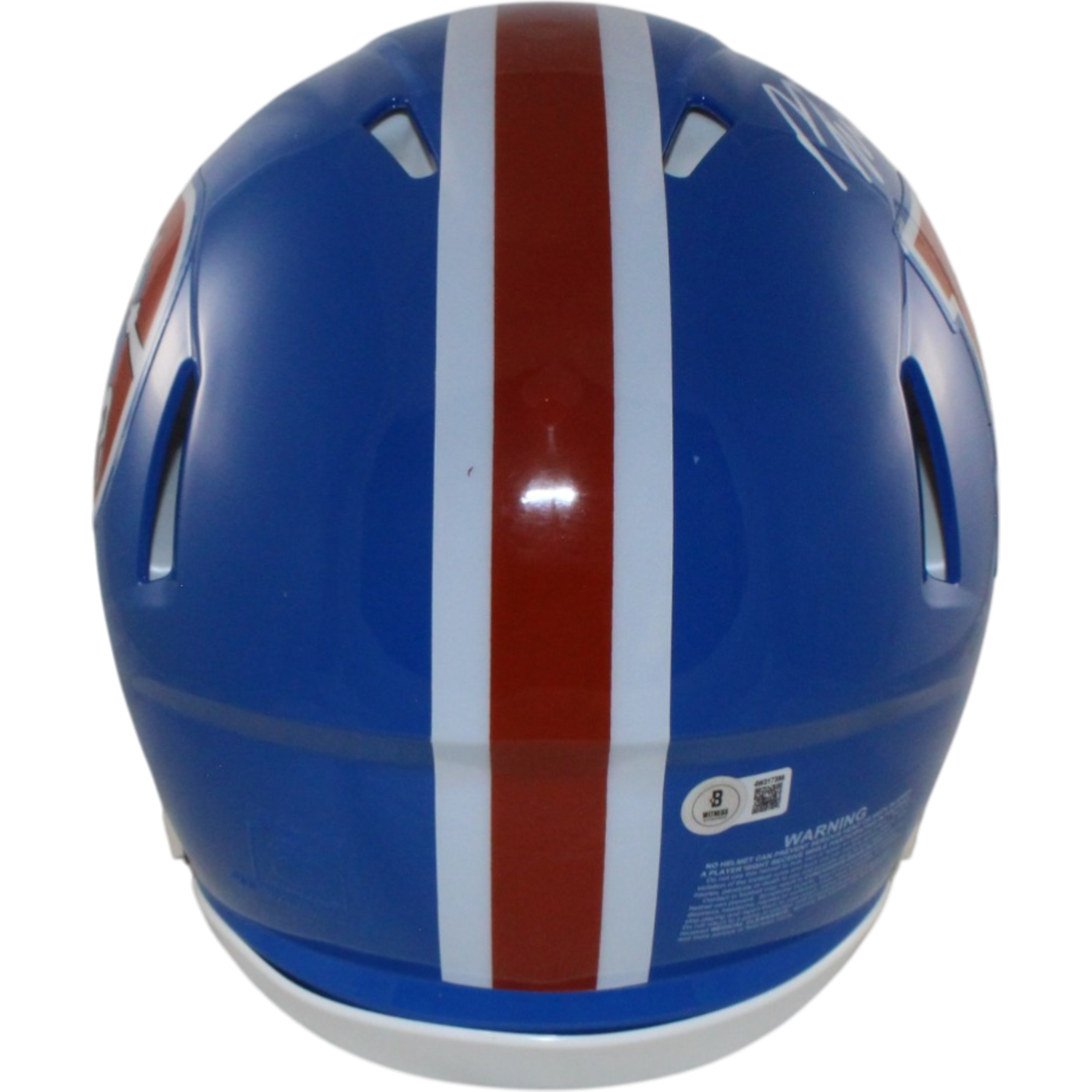 Bo Nix Autographed Denver Broncos Authentic TB Helmet Beckett Witness 55148 3 Bo Nix Autographed Denver Broncos Authentic TB Helmet Beckett Witness 55148