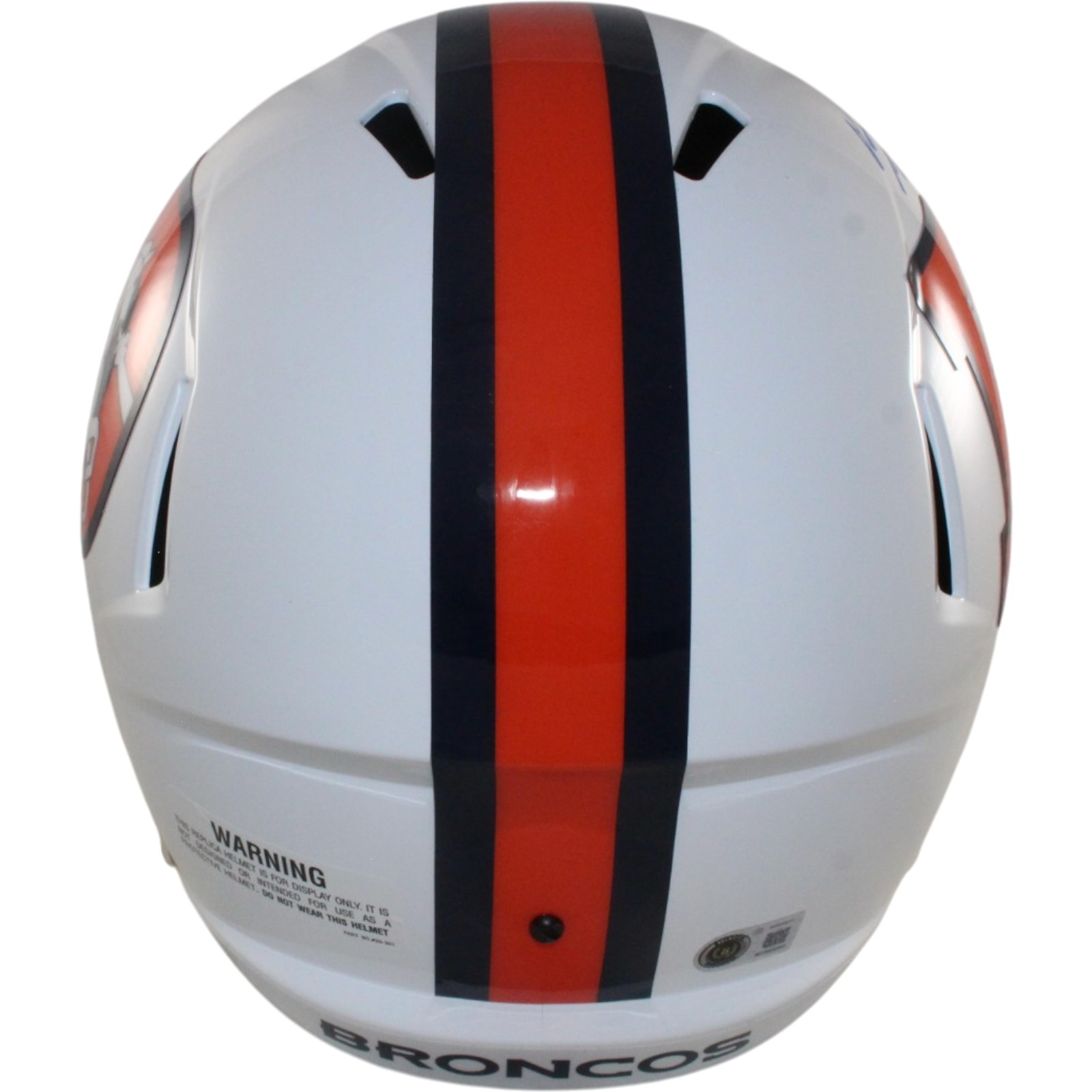 Bo Nix Autographed Denver Broncos F/S 2023 ALT Helmet Beckett Witness 57290 3 Bo Nix Autographed Denver Broncos F/S 2023 ALT Helmet Beckett Witness 57290