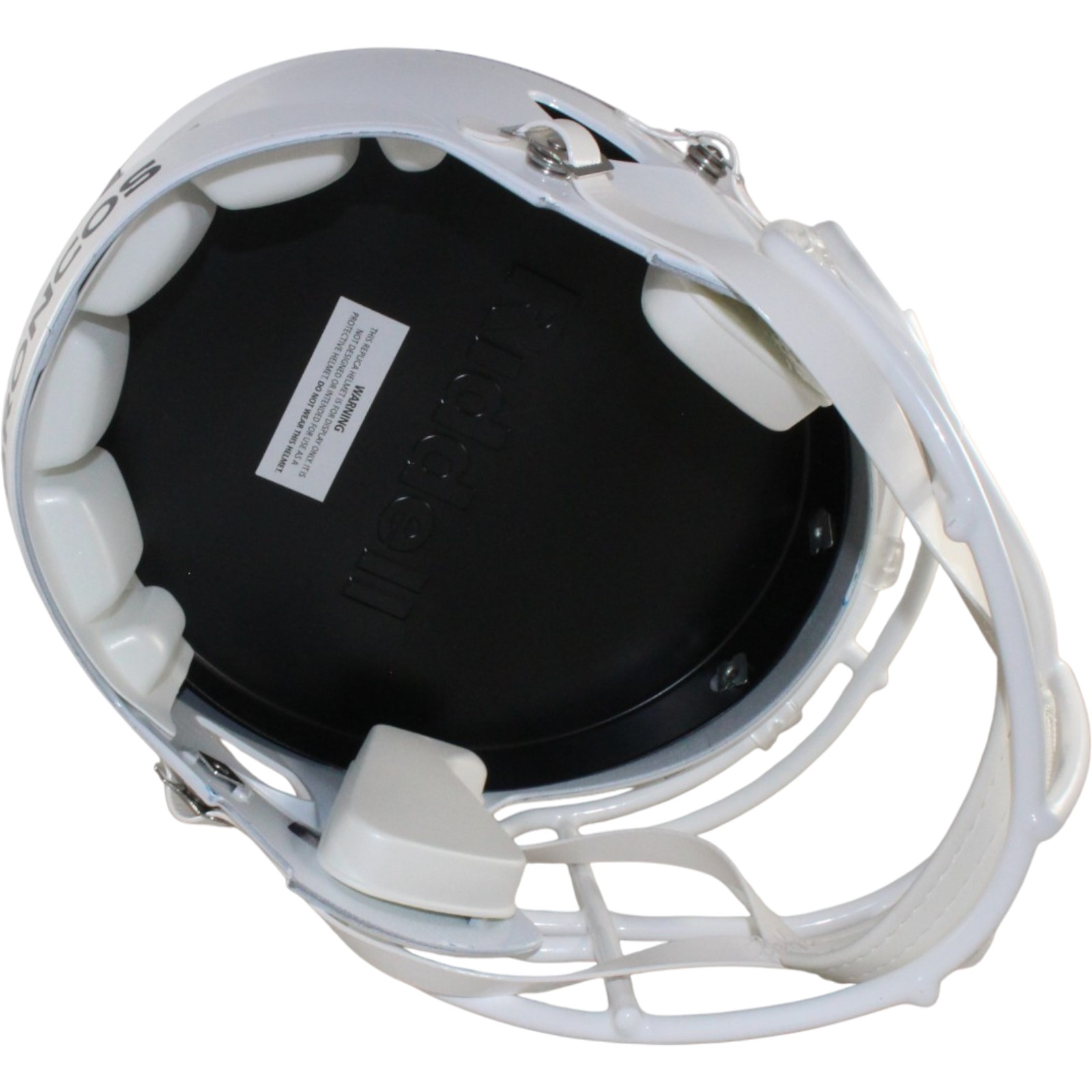 Bo Nix Autographed Denver Broncos F/S 2023 ALT Helmet Beckett Witness 57290 4 Bo Nix Autographed Denver Broncos F/S 2023 ALT Helmet Beckett Witness 57290