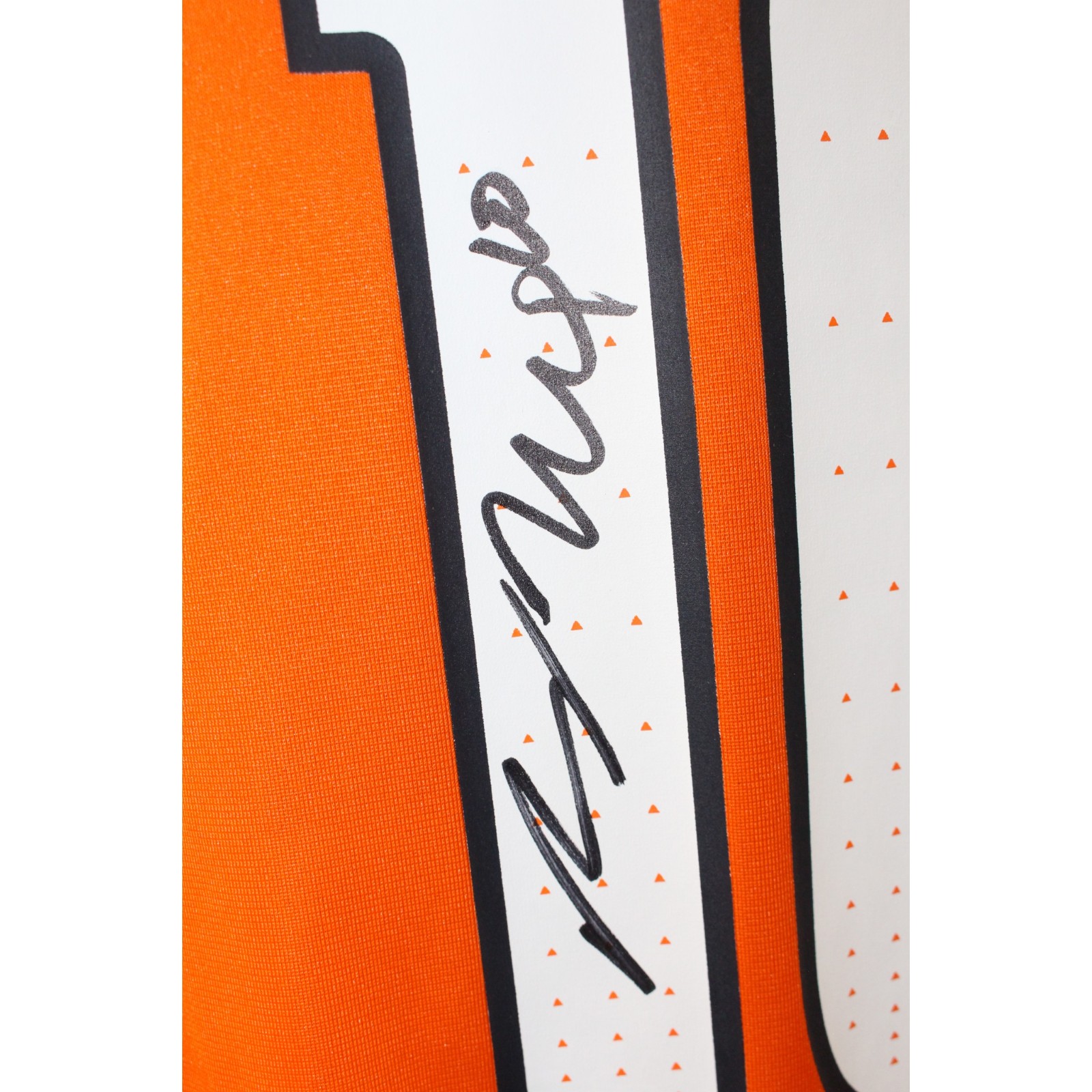 Bo Nix Autographed Denver Broncos Orange Nike Sz XL Jersey Beckett Witness 56426