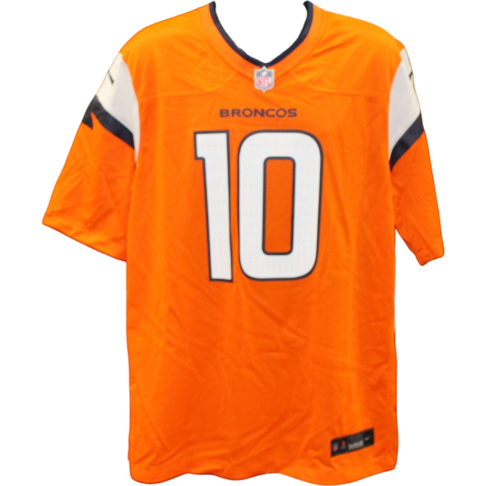 Bo Nix Autographed Denver Broncos Orange Nike Sz XL Jersey Beckett Witness 56426 4 Bo Nix Autographed Denver Broncos Orange Nike Sz XL Jersey Beckett Witness 56426