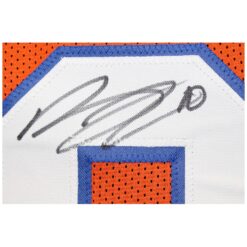 Bo Nix Autographed/Signed Pro Style XL TB Orange Jersey Beckett Witness 53262