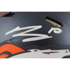 Bo Nix Autographed/Signed Denver Broncos 2024 Mini Helmet Beckett Witness 49625
