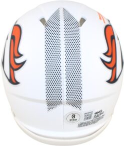 Bo Nix Autographed/Signed Denver Broncos 24 Alt Mini Helmet Beckett WIT 59420