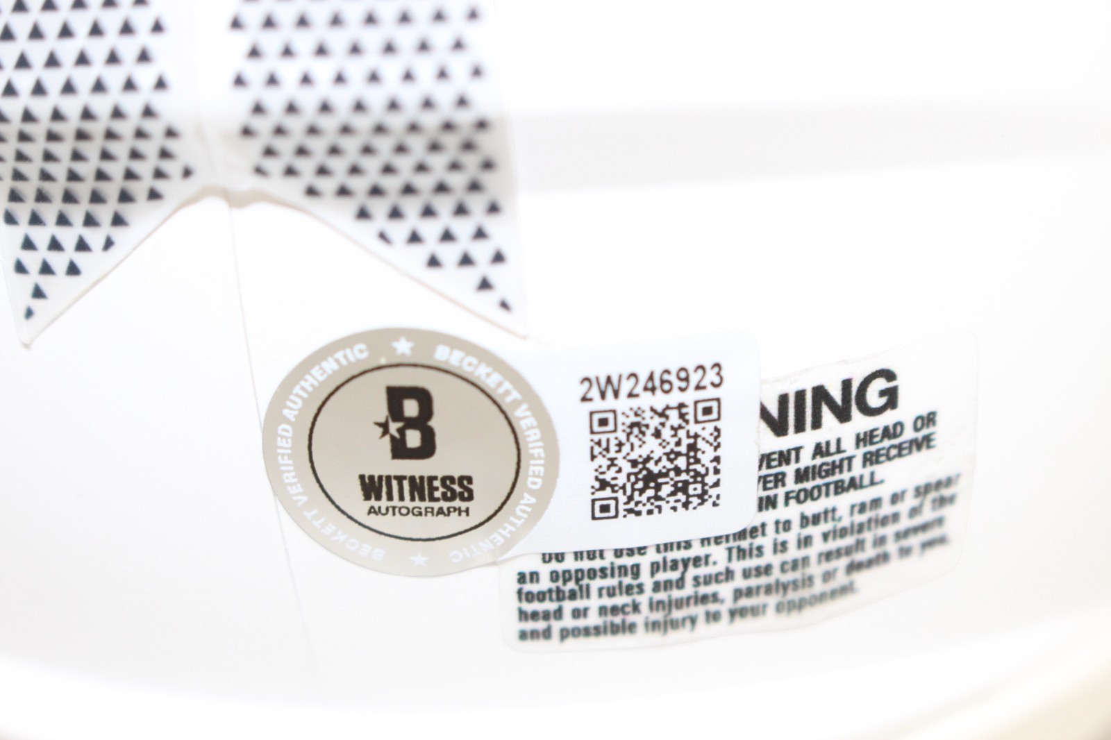 Bo Nix Autographed/Signed Denver Broncos 24 Alt Mini Helmet Beckett WIT 59420 3 Bo Nix Autographed/Signed Denver Broncos 24 Alt Mini Helmet Beckett WIT 59420