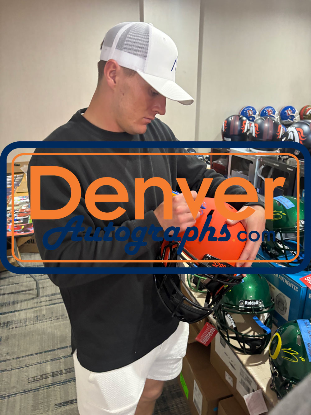 Bo Nix Autographed/Signed Denver Broncos F/S Rave Helmet Beckett Witness 53275 6 Bo Nix Autographed/Signed Denver Broncos F/S Rave Helmet Beckett Witness 53275