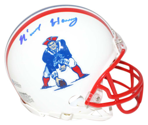 N'Keal Harry Autographed/Signed New England Patriots TB Mini Helmet BAS 24283