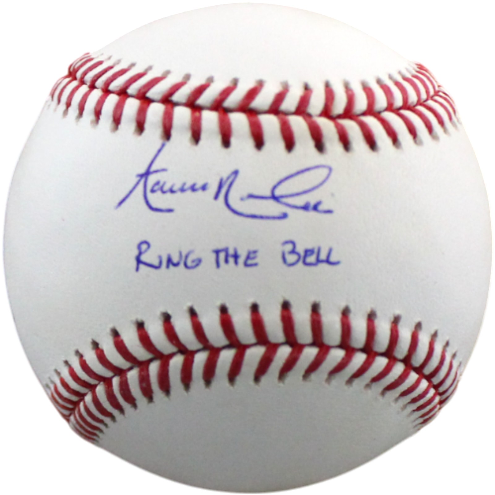 Aaron Nola Autographed Philadelphia Phillies OML Baseball Insc. Fanatics 54461