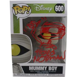 Floyd Norman Autographed Disney Mummy Boy Funko Pop! #600 Beckett 46764