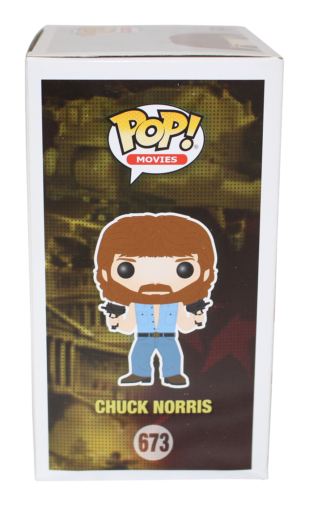 Chuck Norris Autographed Signed Invasion USA Funko Pop 673 JSA