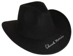 Chuck Norris Autographed/Signed Texas Ranger Black Cowboys Hat JSA