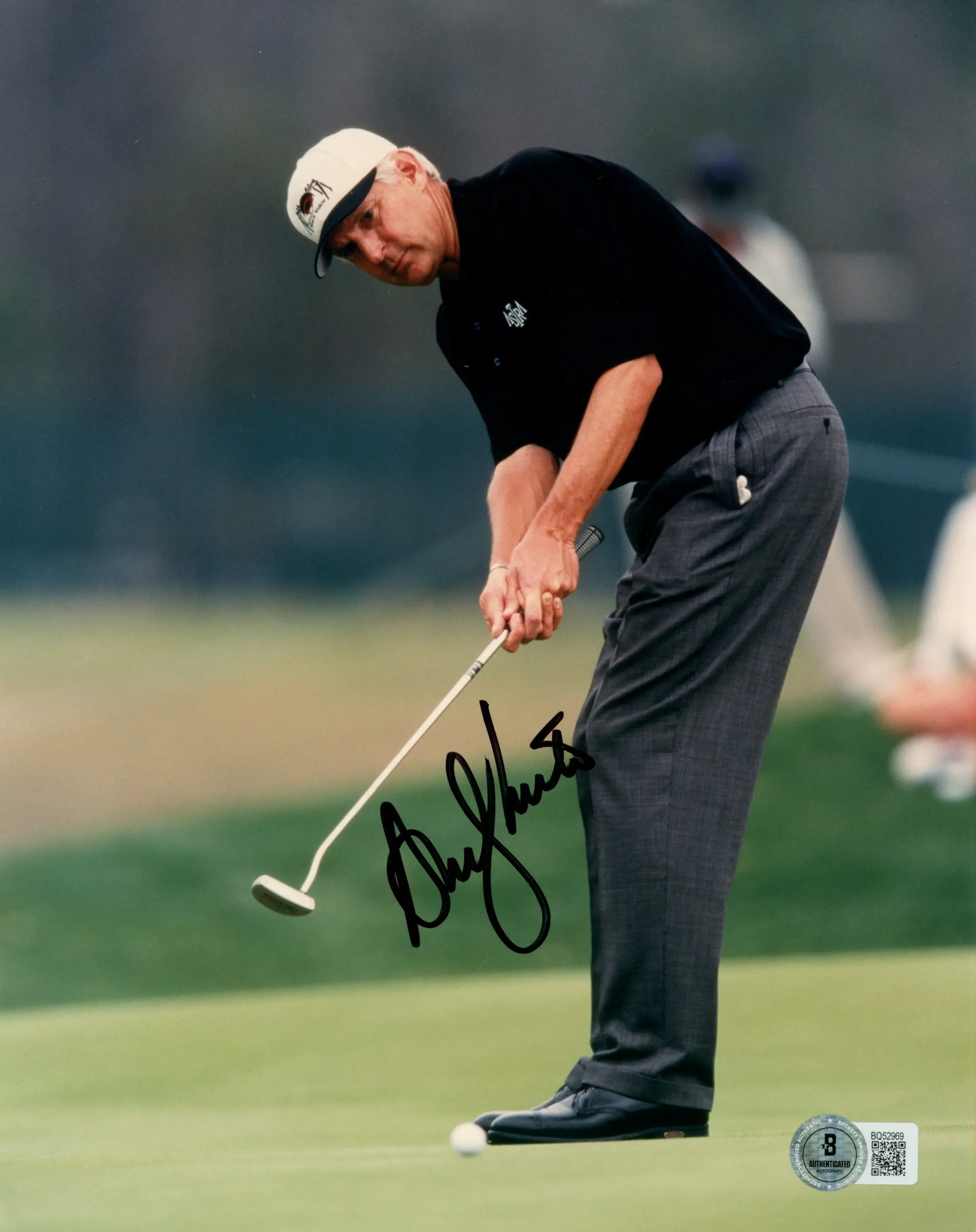 Andy North Autographed/Signed PGA 8x10 Photo Beckett 57427