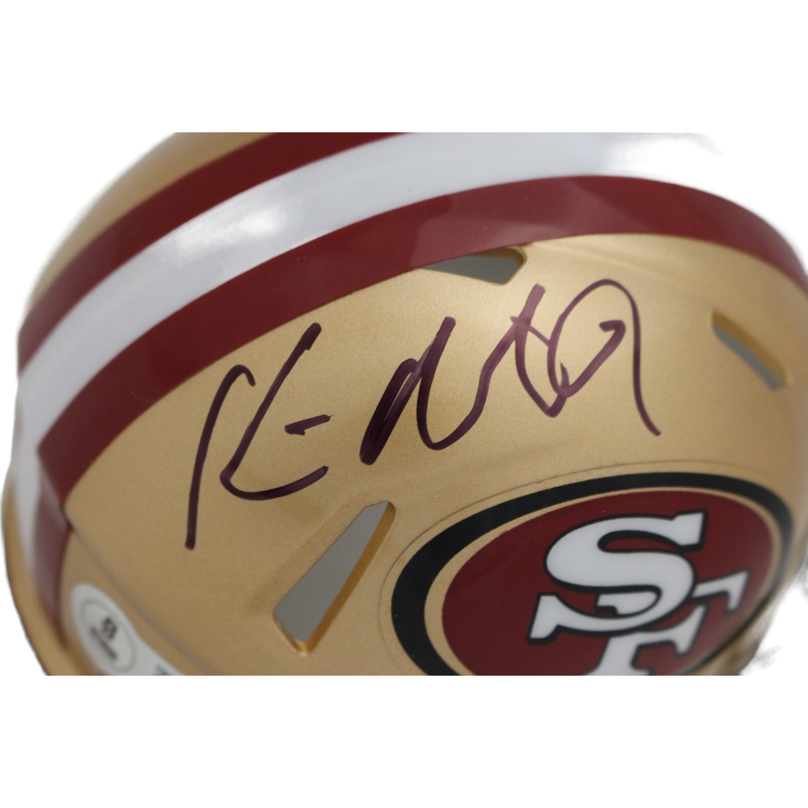 Ken Norton Jr. Autographed San Francisco 49ers Mini Helmet Beckett 44949