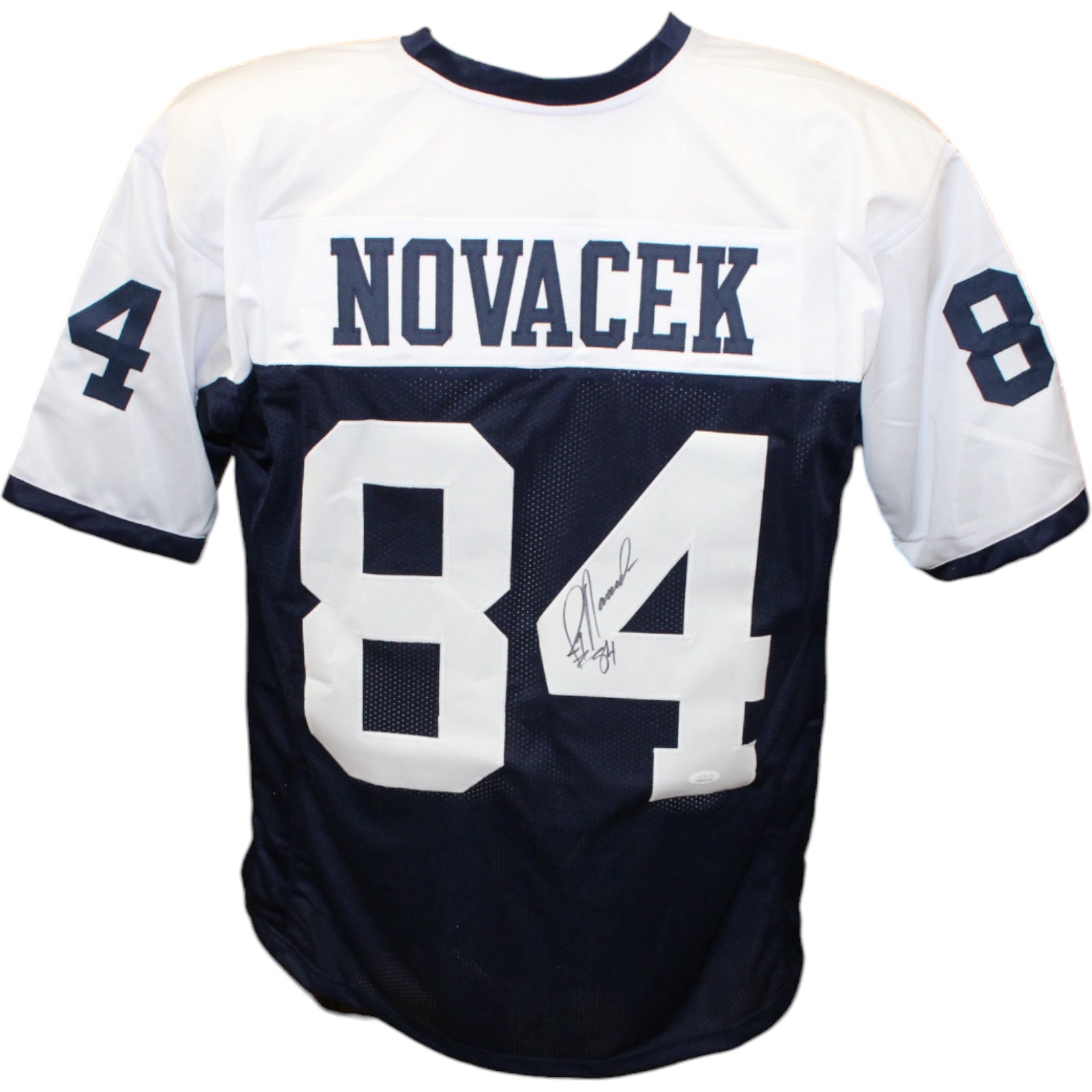Jay Novacek Autographed/Signed Pro Style Thanksgiving Jersey JSA 