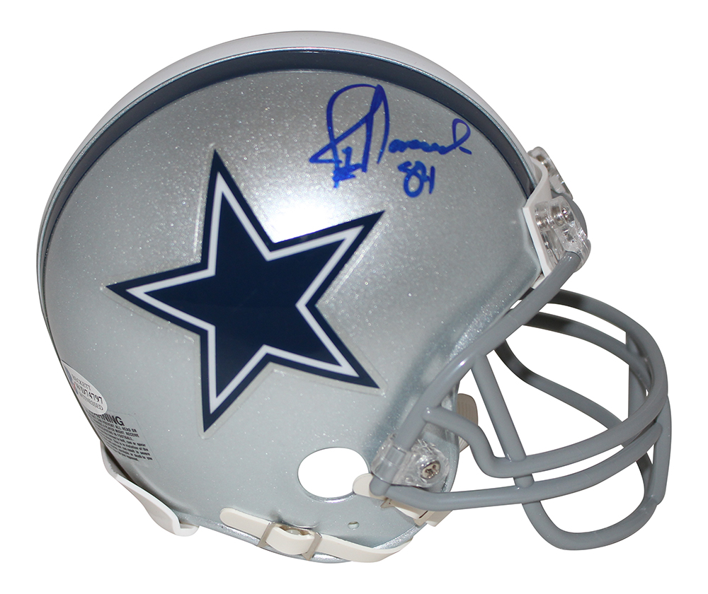 Jay Novacek Autographed/Signed Dallas Cowboys Mini Helmet BAS 31350