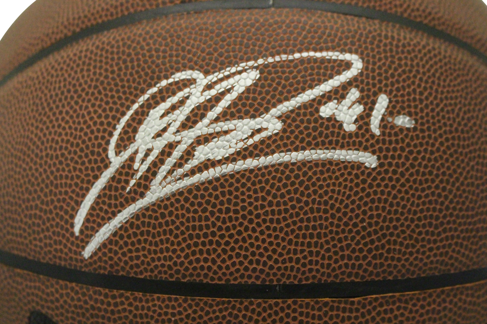 Dirk Nowitzki Signed Dallas Mavericks Spalding Super Tack Basketball BAS