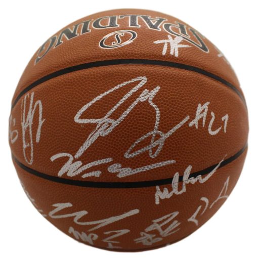 Denver Nuggets 2018-'19 Team Signed Basketball Murray Harris +13 Sigs BAS 23949