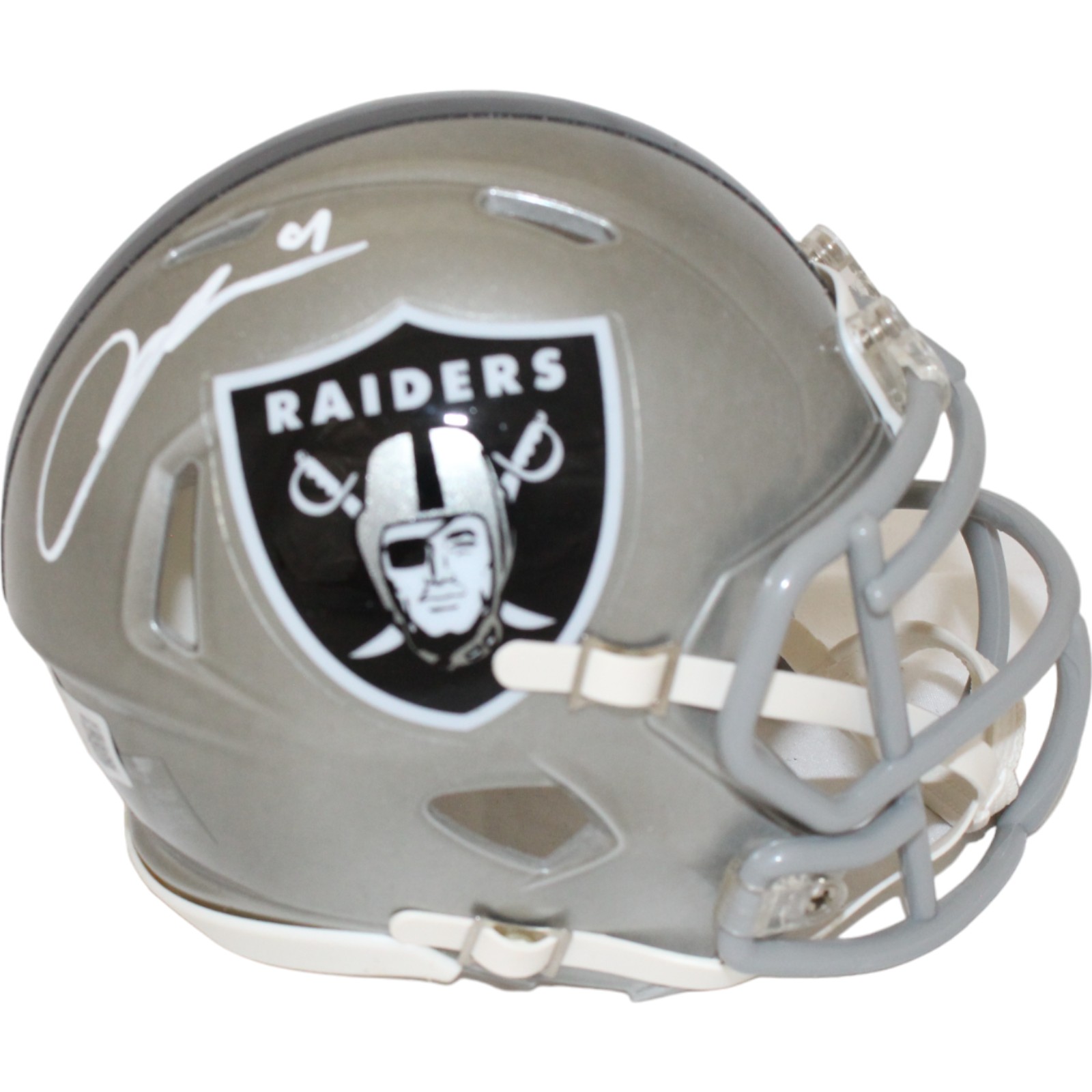 Aidan O'Connell Signed Las Vegas Raiders Flash Mini Helmet Beckett 
