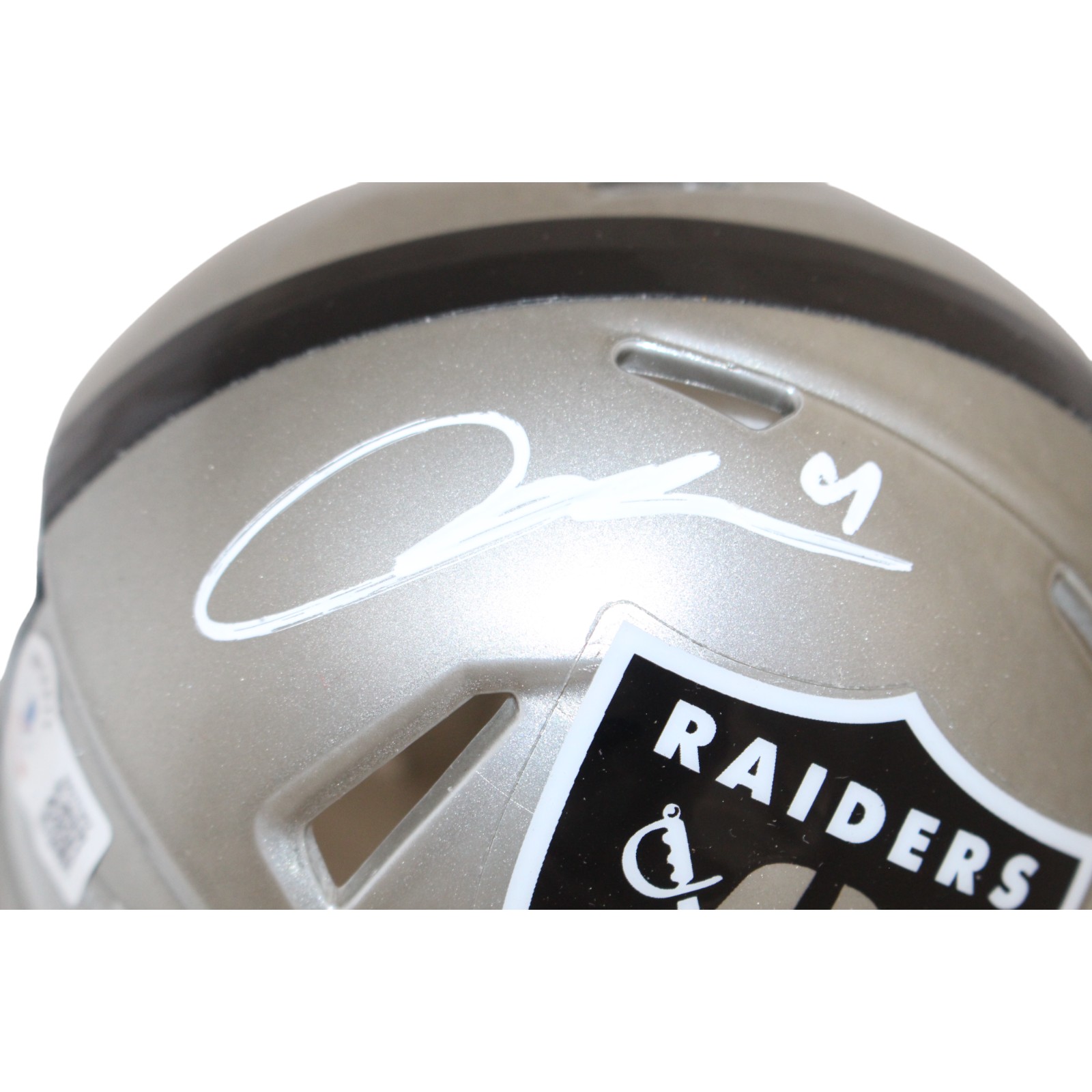 Aidan O'Connell Signed Las Vegas Raiders Flash Mini Helmet Beckett