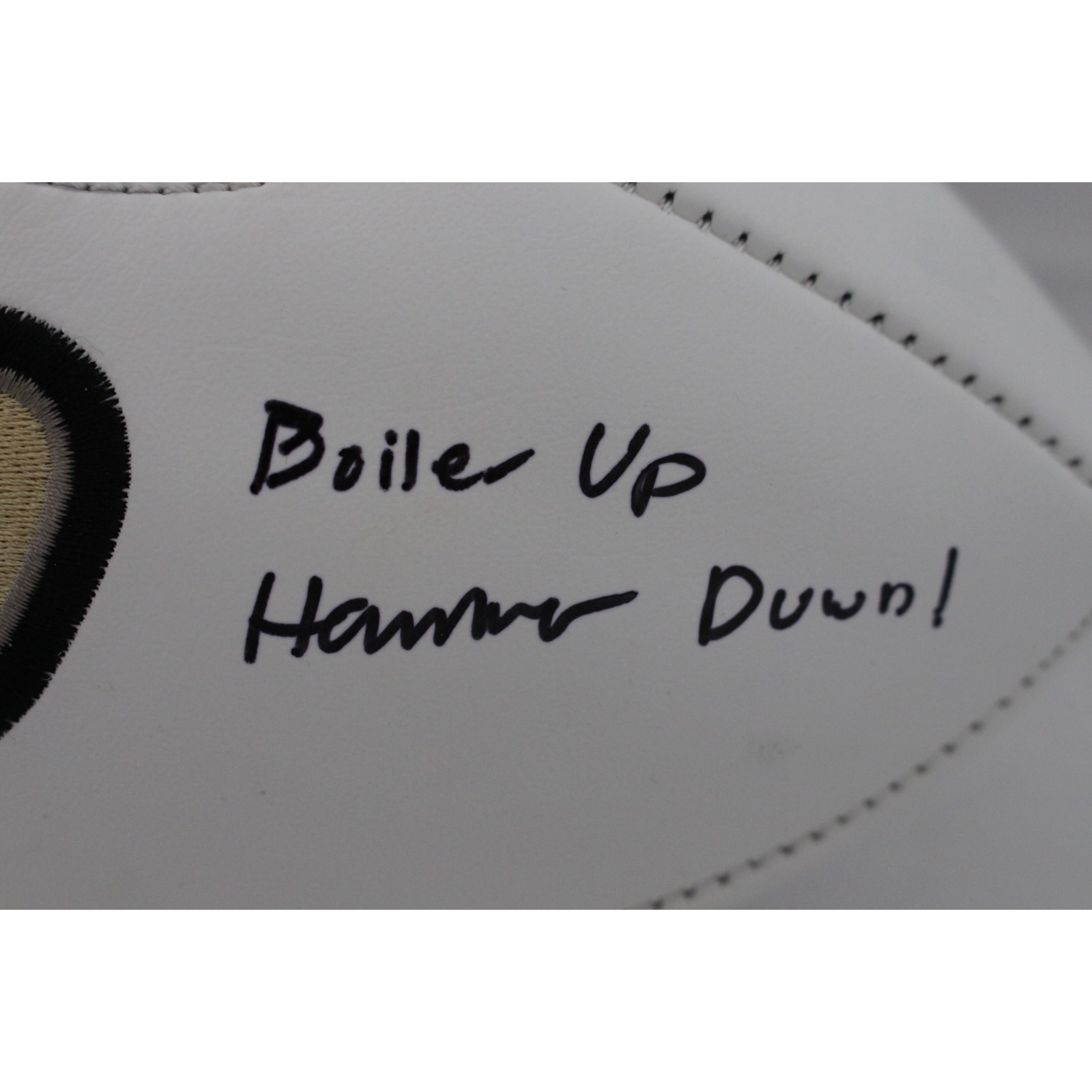 Aidan O'Connell Autographed Purdue Boilermakers Logo Football Insc Beckett 48896 3 Aidan O'Connell Autographed Purdue Boilermakers Logo Football Insc Beckett 48896